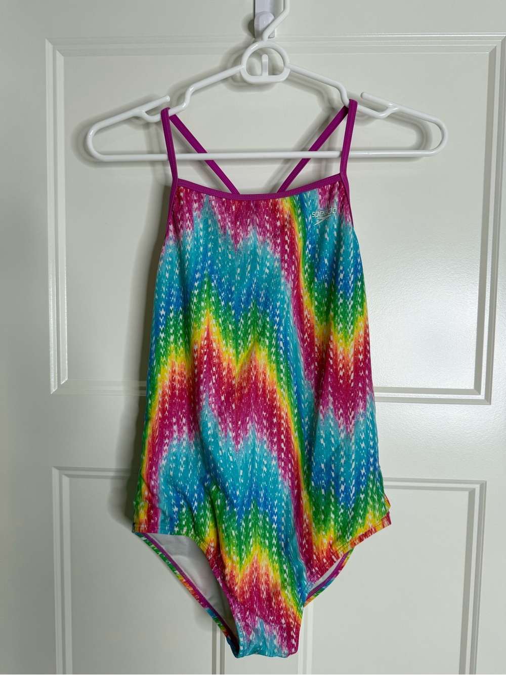 Girls Speedo Multicolor One-Piece Swimsuit Bundle size 14&16 - Picture 7 of 9